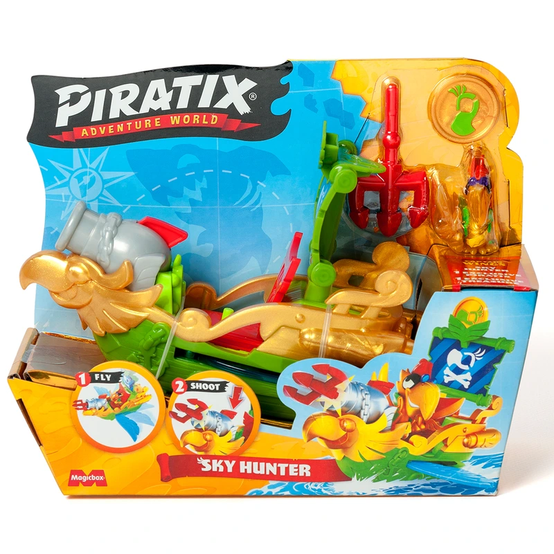 Ігровий набір PIRATIX S - ПІРАТСЬКИЙ КОРАБЕЛЬ НЕБЕСНИЙ МИСЛИВЕЦЬ — Piratix