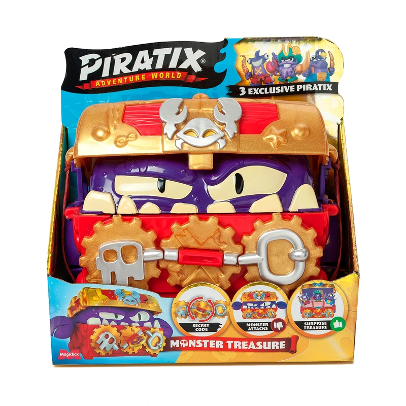 Ігровий набір PIRATIX S - СКРИНЯ ЗІ СКАРБАМИ — Piratix