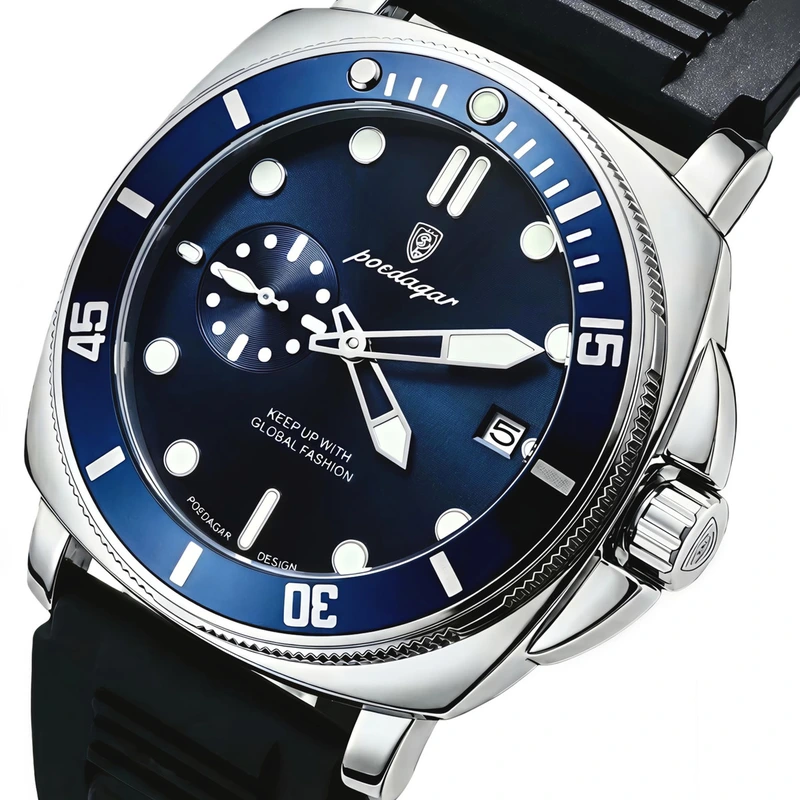 Чоловічий годинник Poedagar Lion R-Series, 2 ремінці