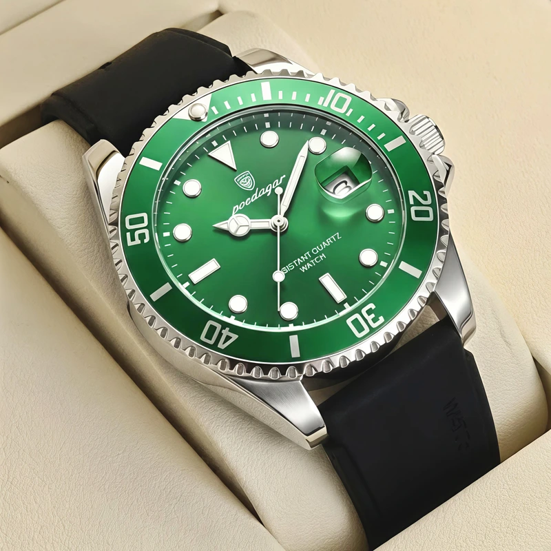 Чоловічий годинник Poedagar Olevs R-Line, 2 ремінці