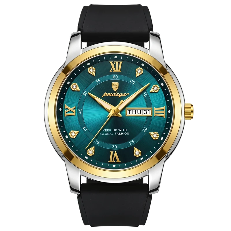 Чоловічий годинник Poedagar Unique Men R-Line, 2 ремінці