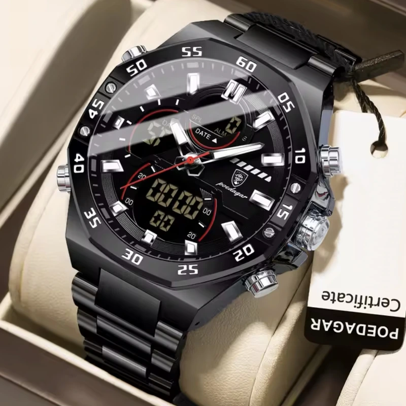 Чоловічий спортивний тактичний годинник Poedagar Iron Sport