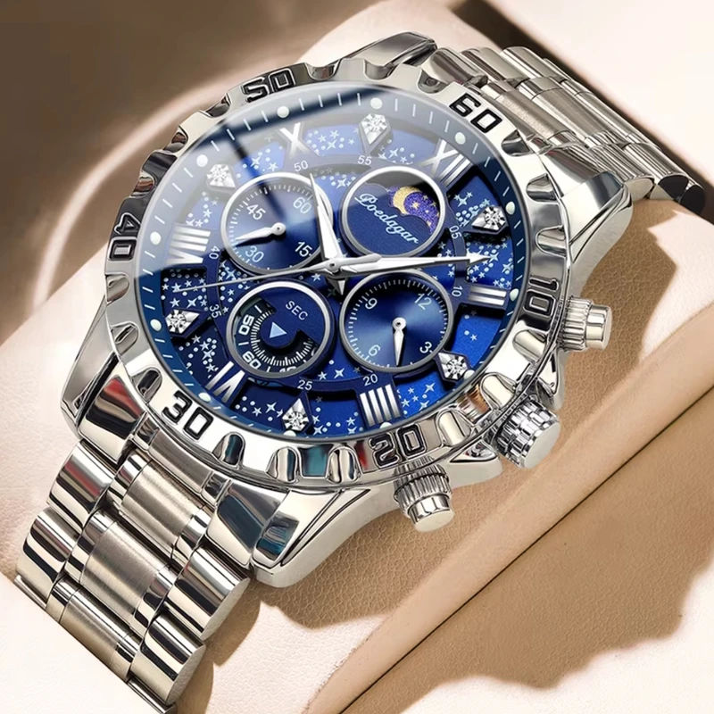 Чоловічий годинник Poedagar MoonLight