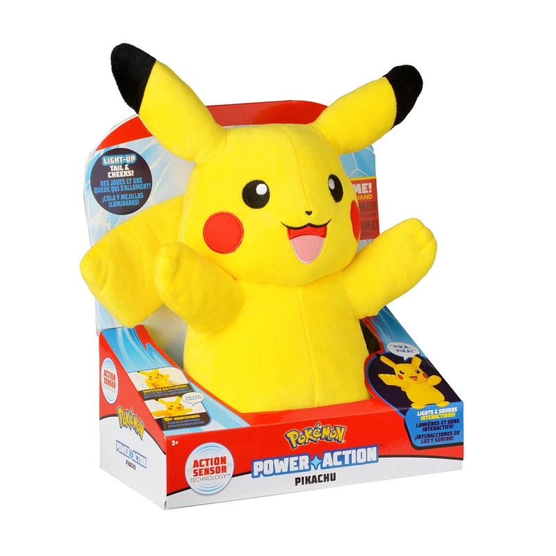 Інтерактивна м'яка іграшка POKEMON - ПІКАЧУ (світло, звук, 25 cm) (PKW4185)