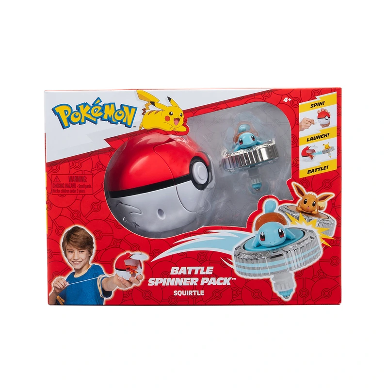 Ігровий набір POKEMON - СКВІРТЛ (спінер, покебол)