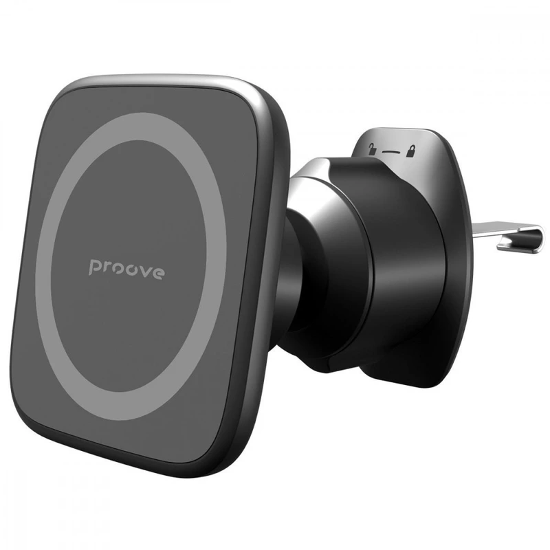 Автомобільний тримач Proove Block Magnetic Air Outlet Car Mount black