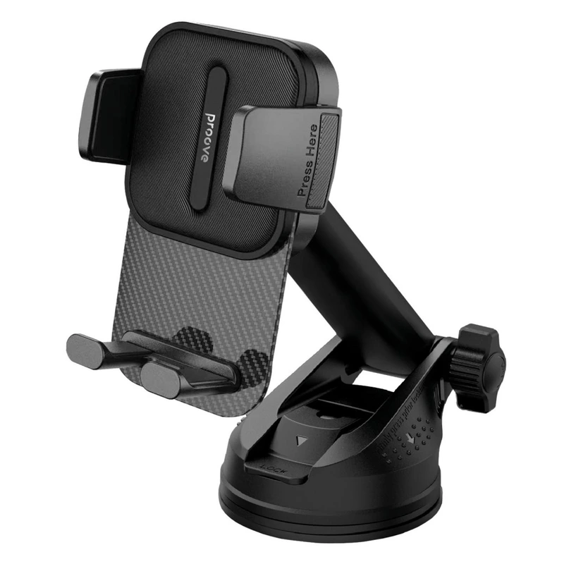Автомобільний тримач Proove Carbon Clamp Suction Type Car Mount black — Proove