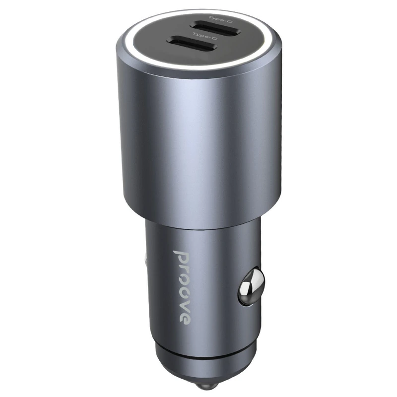 АЗП Proove Double Energy 50W (Type-C + Type-C) metal gray