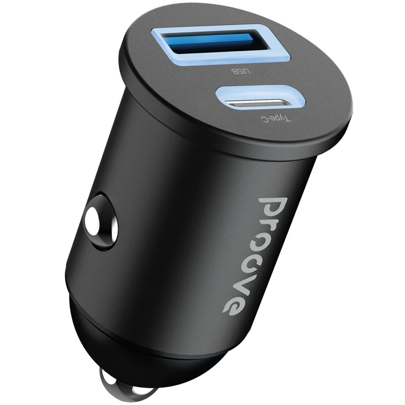 АЗП Proove Tiny Power 30W (Type-C + USB) black