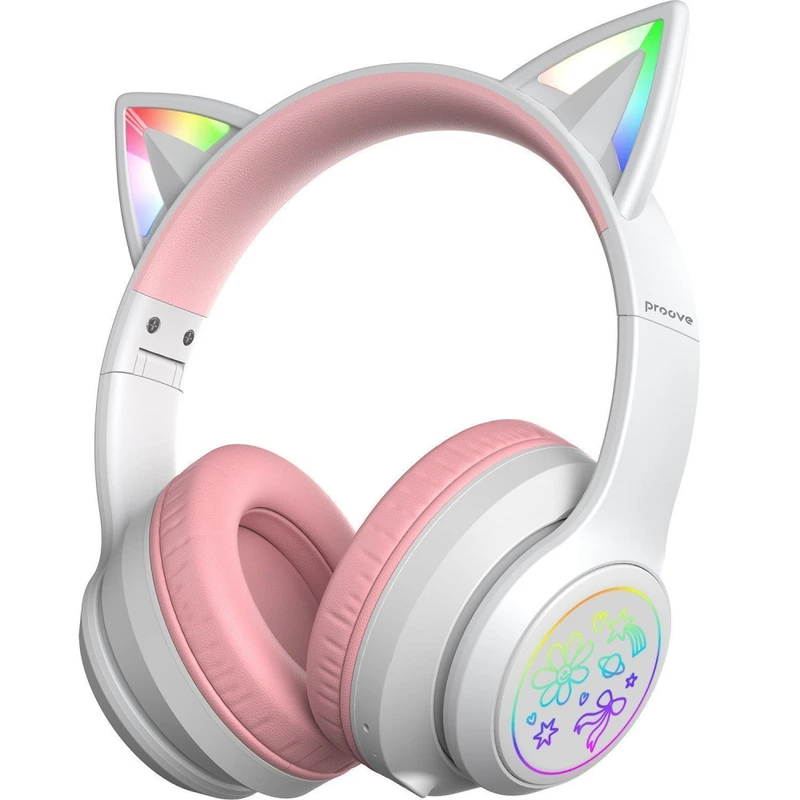 Бездротові навушники Proove Kids Neko (APP) white/pink