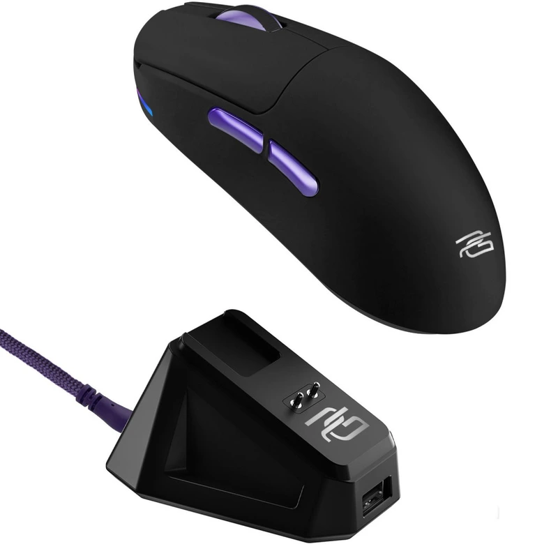 Бездротова ігрова миша Proove Gaming Superfight Wireless with charging dock black/purple — Proove