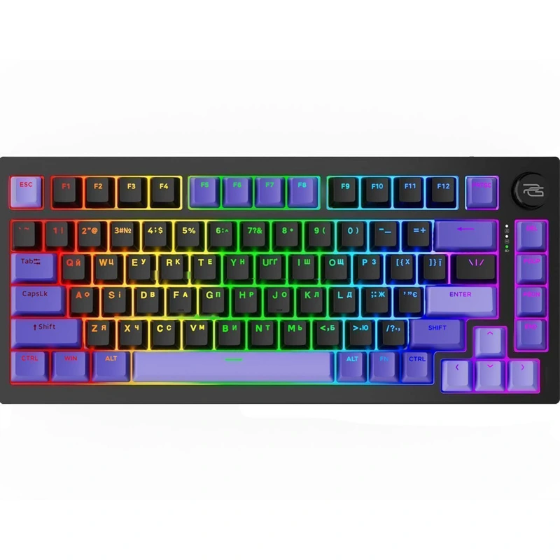 Бездротова клавіатура Proove Gaming Coupe (Ukraine Layout) black/purple — Proove