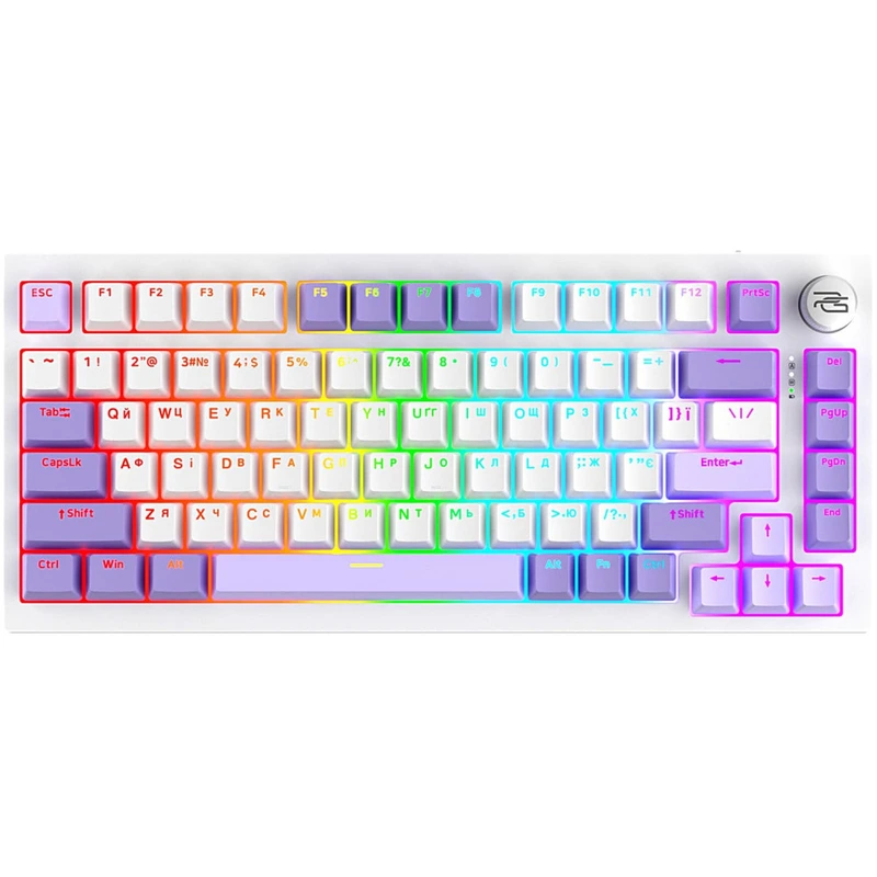 Бездротова клавіатура Proove Gaming Coupe (Ukraine Layout) white/purple — Proove
