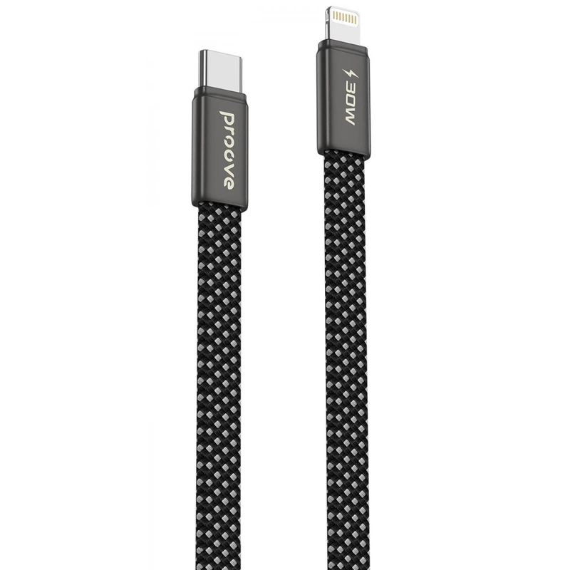 Кабель Proove AirLine Type-C to Lightning 30W (1m) black