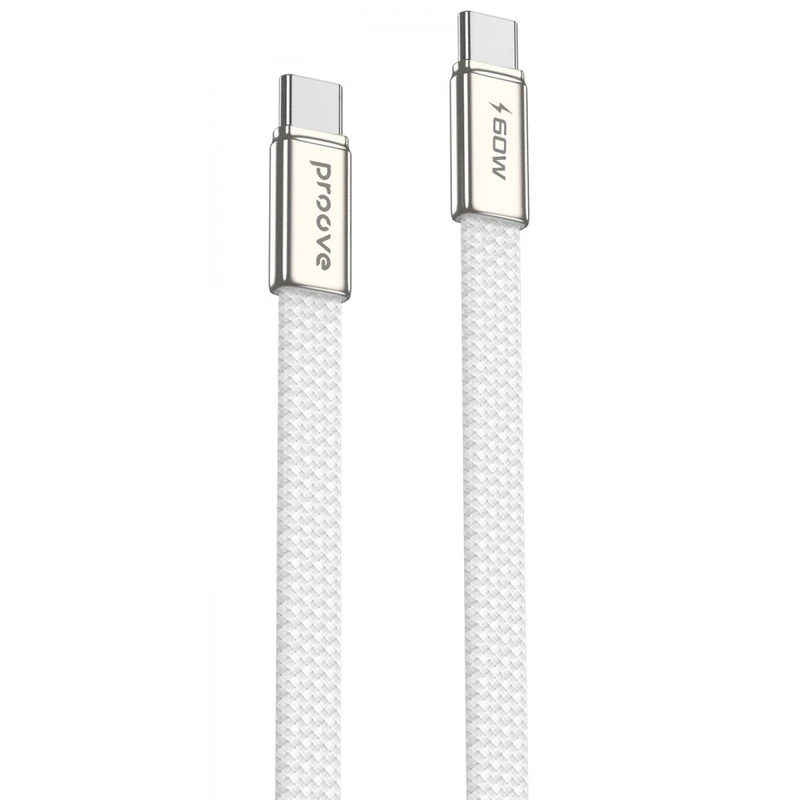 Кабель Proove AirLine Type-C to Type-C 60W (1m) white