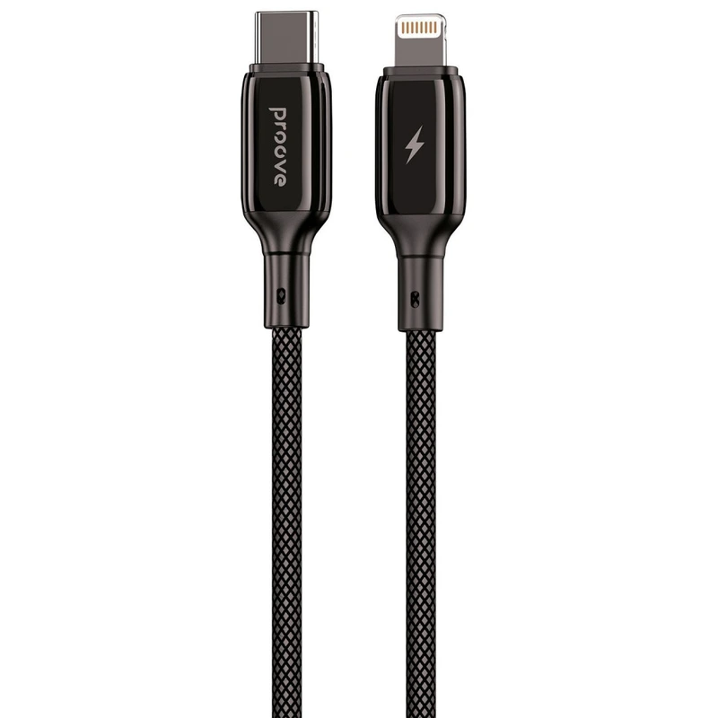 Кабель Proove Dense Metal Type-C to Lightning 27W (2m) black