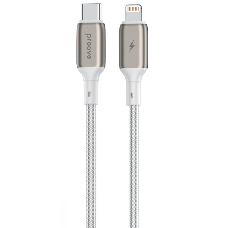 Кабель Proove Dense Metal Type-C to Lightning 27W (2m) white