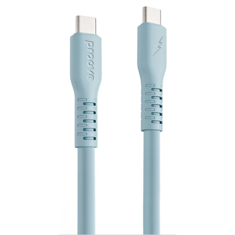 Кабель Proove Eternal Type-C to Type-C 60W (1m) light blue