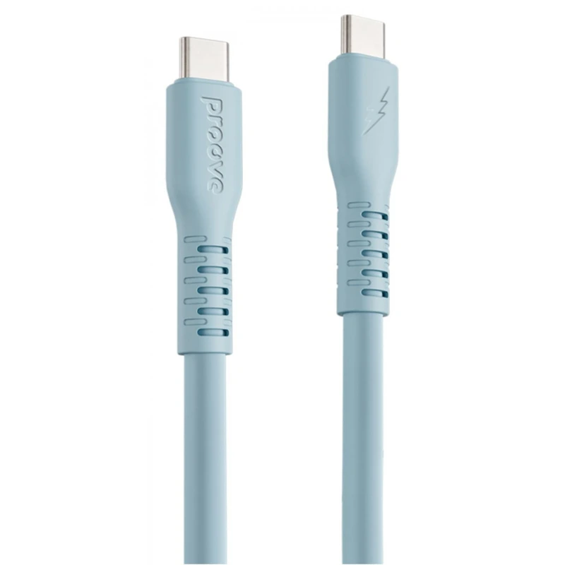 Кабель Proove Eternal Type-C to Type-C 60W (2m) light blue