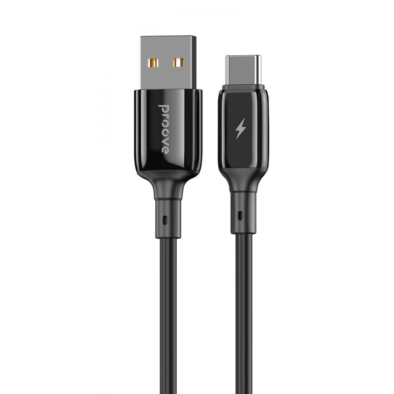 Кабель Proove Flex Metal USB to Type-C 3A (1m) black