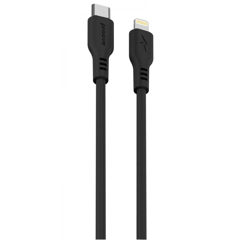 Кабель Proove Rebirth Type-C to Lightning 27W (1m) black
