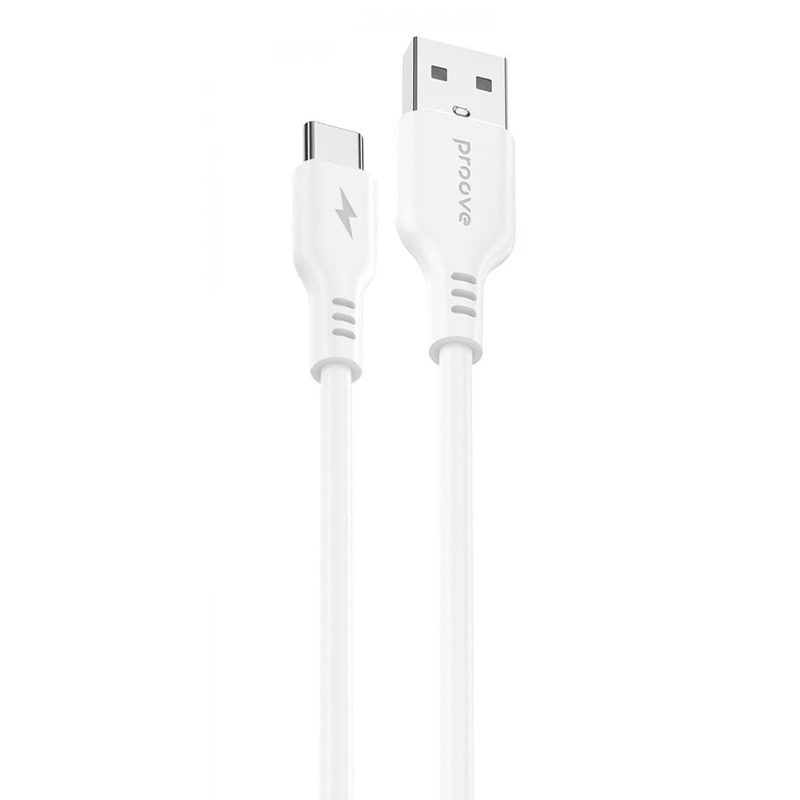 Кабель Proove Rebirth USB to Type-C 3A (1m) white