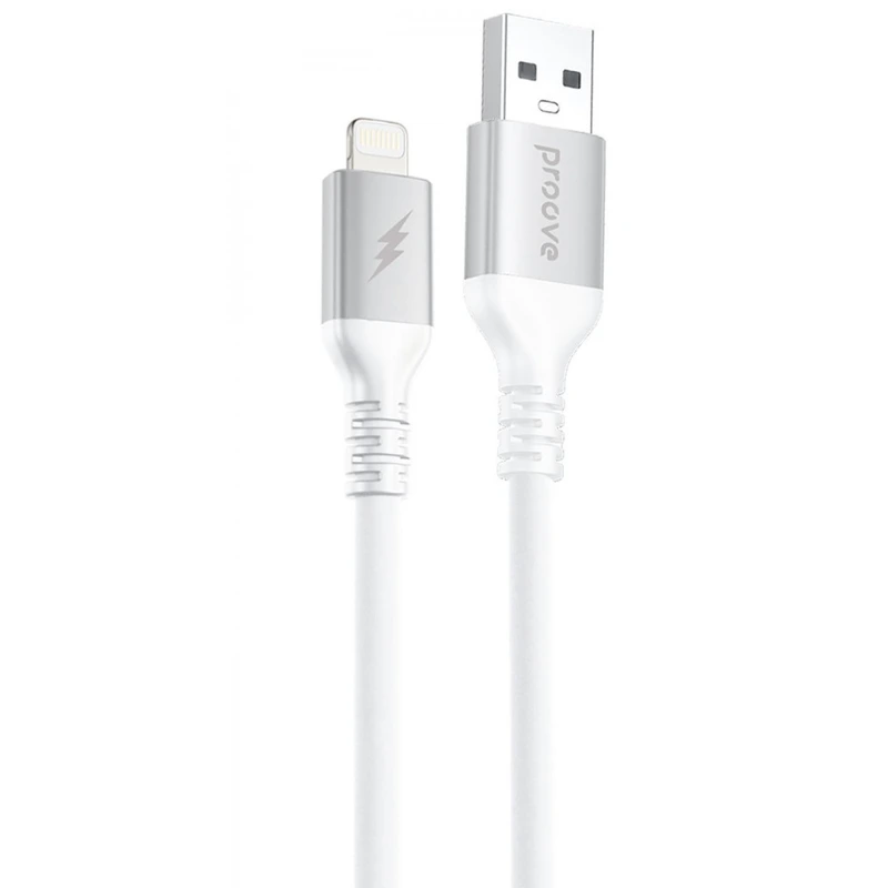 Кабель Proove ReGen Silicone USB to Lightning 2.4A (1m) white