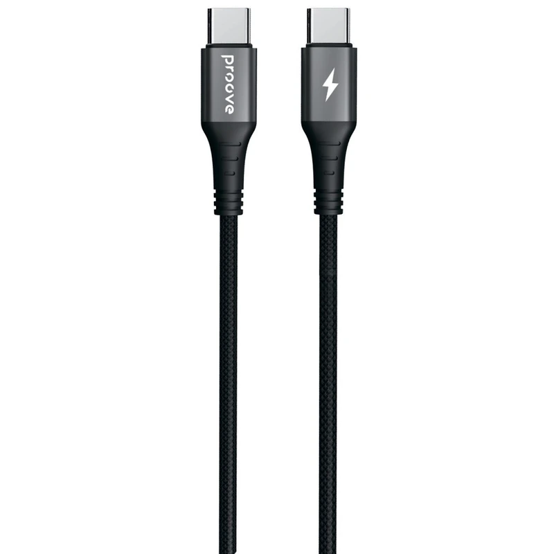 Кабель Proove WireX Type-C to Type-C 60W (1m) black