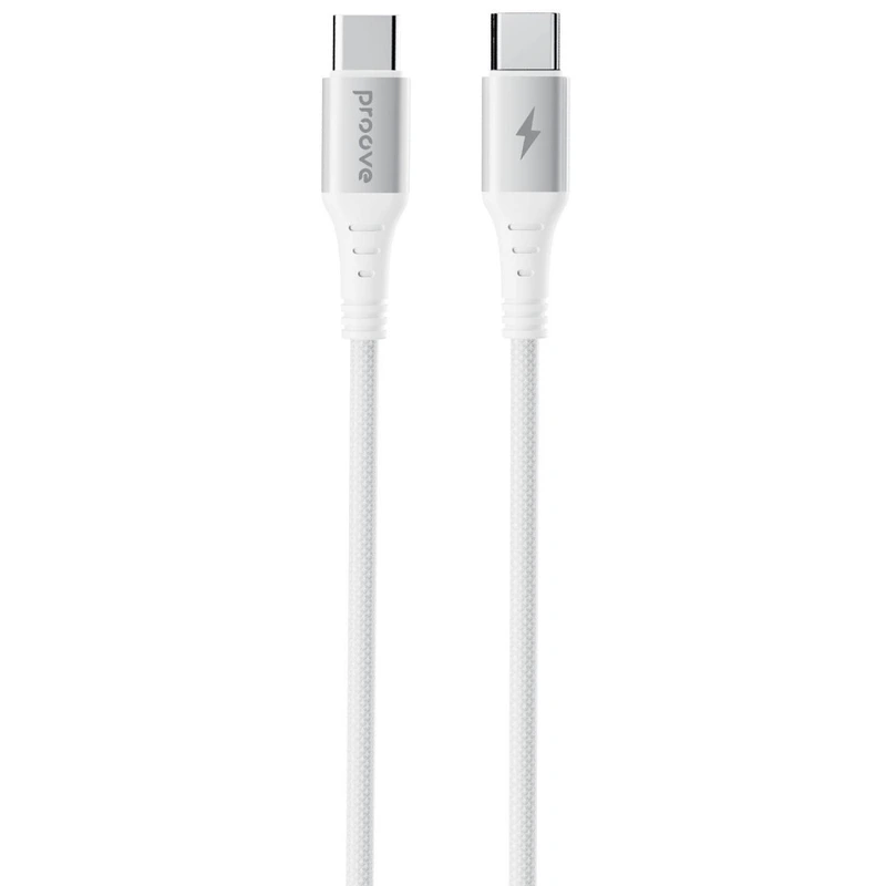 Кабель Proove WireX Type-C to Type-C 60W (1m) white