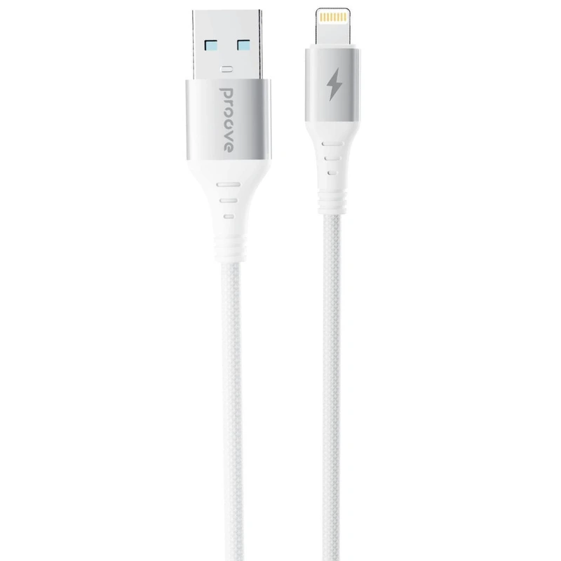 Кабель Proove WireX USB to Lightning 2.4A (1m) white