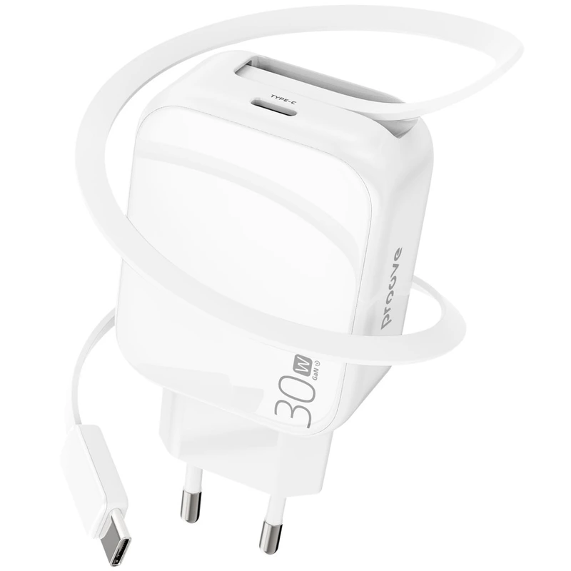 МЗП Proove Fixtape GaN 30W (Type-C) white — Proove