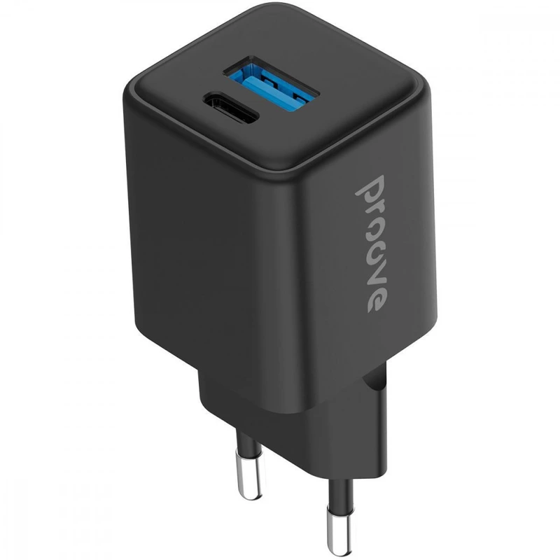 МЗП Proove Pocket GaN 30W (Type-C + USB) black — Proove