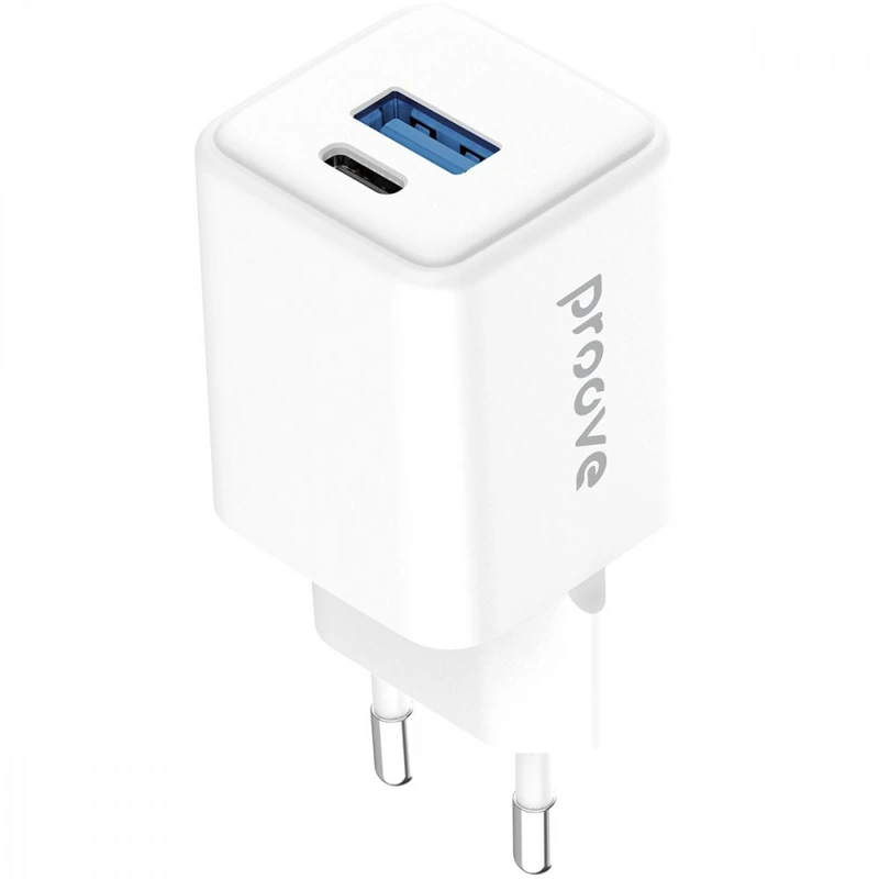МЗП Proove Pocket GaN 30W (Type-C + USB) white — Proove