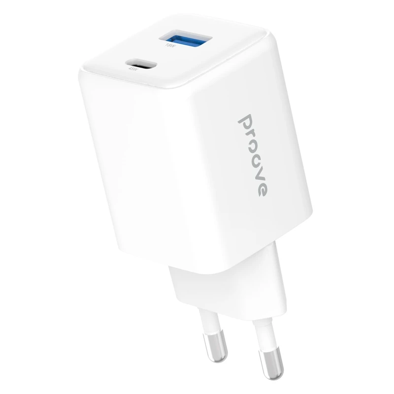 МЗП Proove Pocket GaN 45W (Type-C + USB) white — Proove