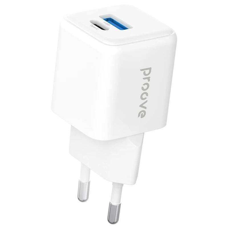МЗП Proove Pocket GaN Plus 25W (Type-C + USB) white — Proove