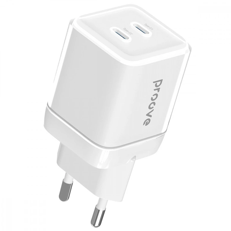 МЗП Proove Pure GaN Max 67W (Type-C + Type-C) white — Proove