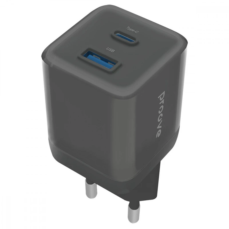 МЗП Proove Pure GaN Plus 30W (Type-C + USB) black — Proove