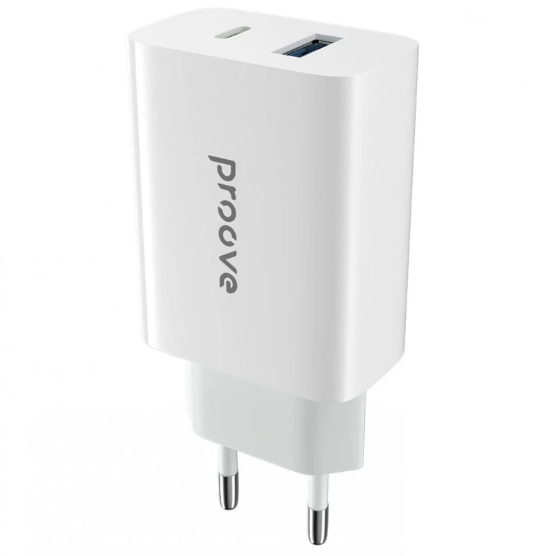 МЗП Proove Rapid 20W (Type-C + USB) white — Proove