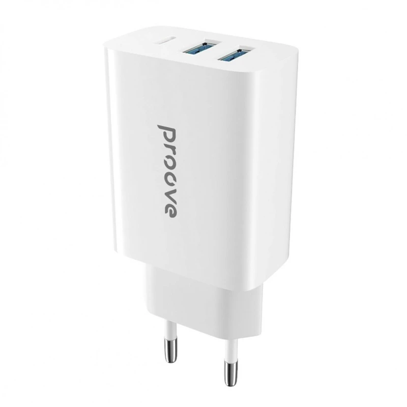 МЗП Proove Rapid 30W (2 USB + Type-C) white — Proove