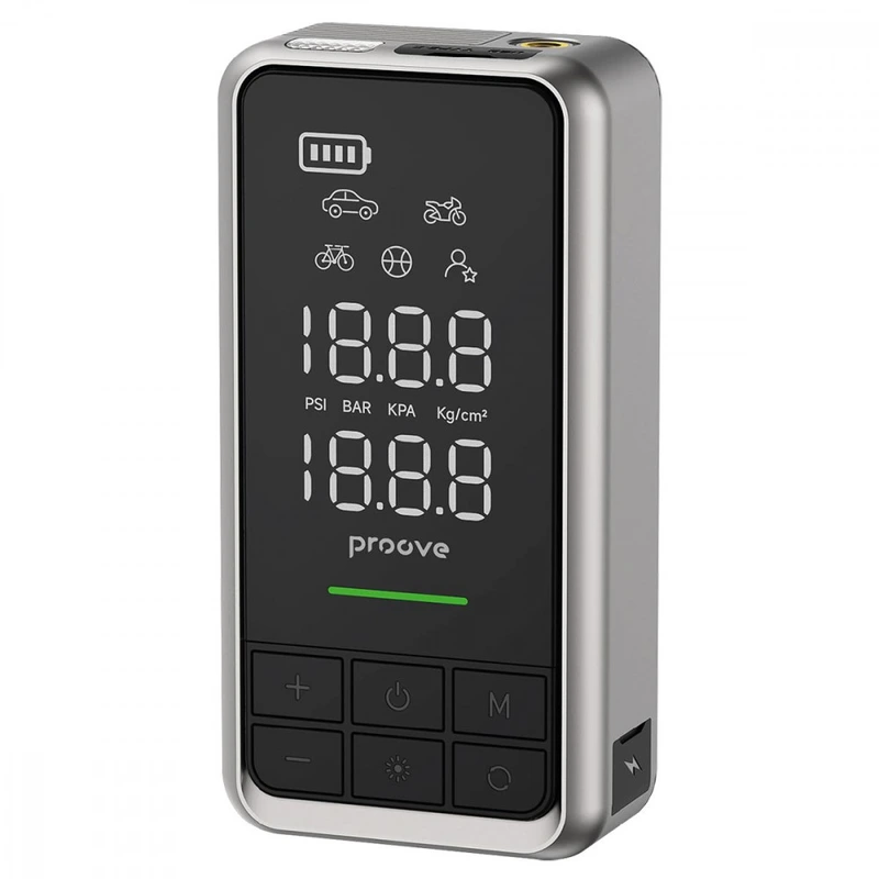 Пусковий Пристрій 2 in 1 + Насос Proove Air Jump 10400mAh 1000A gray