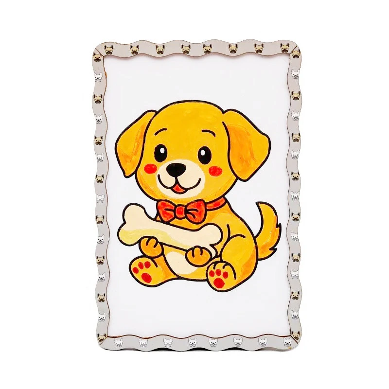 Дитячий набір для розпису по дереву "Песик" Puz-22979 формат А5