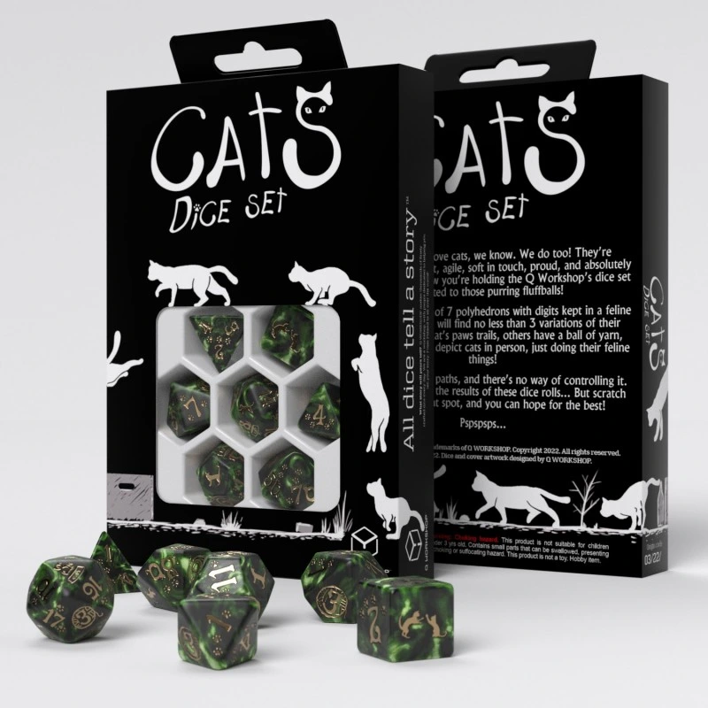 Набір кубиків Cats Dice Set Pixel (7)