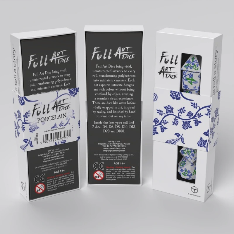 Набір кубиків Full Art Dice Set: Porcelain