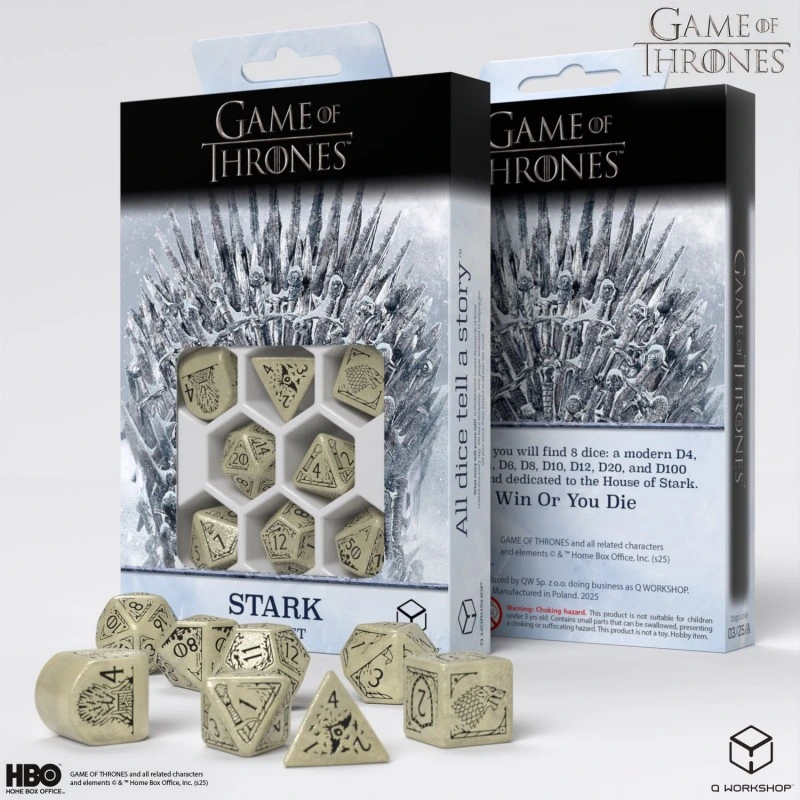 Набір кубиків Game of Thrones. Stark Dice Set