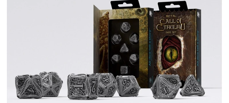 Набір кубиків Metal Call of Cthulhu Dice Set (7)