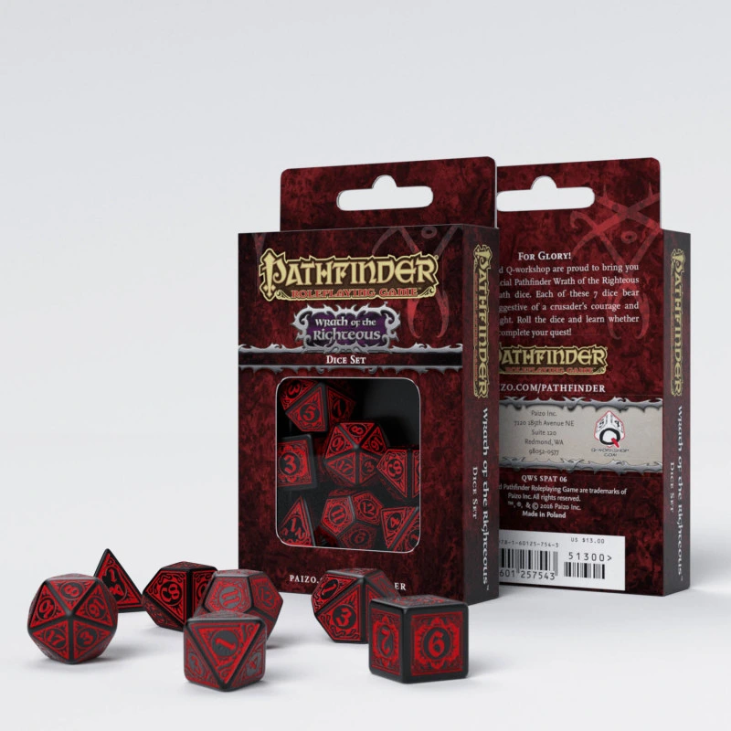 Набір кубиків Pathfinder Wrath of the Righteous Dice Set (7)