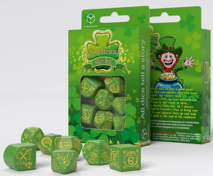Набір кубиків St. Patrick The Lucky Charm Modern Dice Set (7)