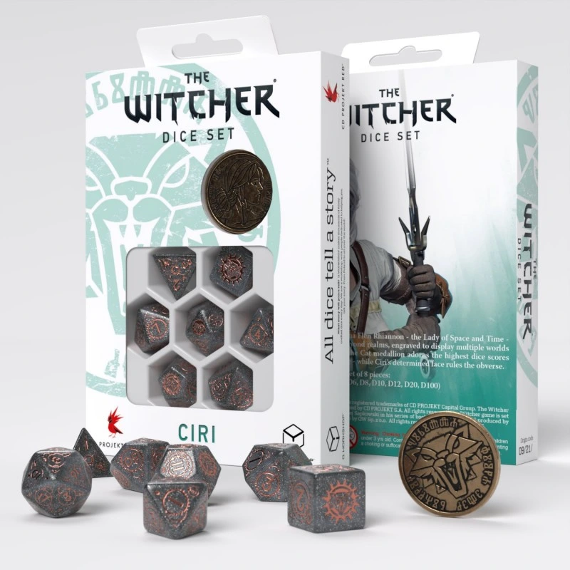 Набір кубиків The Witcher Dice Set. Ciri - Elder Blood (7)