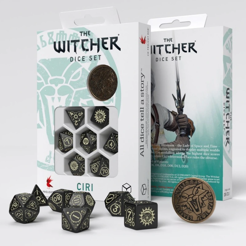 Набір кубиків The Witcher Dice Set. Ciri - The Zireael (7)