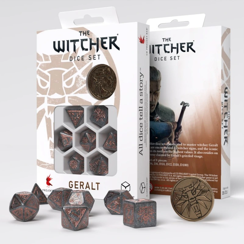 Набір кубиків The Witcher Dice Set. Geralt - Price of Neutrality (7)